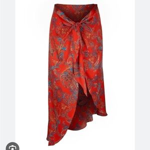 Zara sarong colourful skirt beach wrap in M